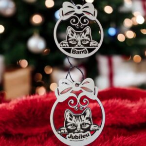 Bolas de natal para gatos