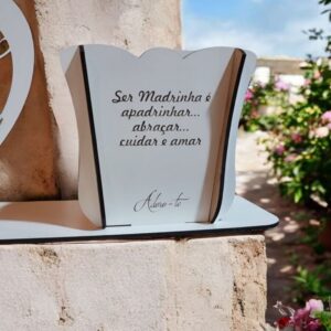 Porta vazo para madrinha